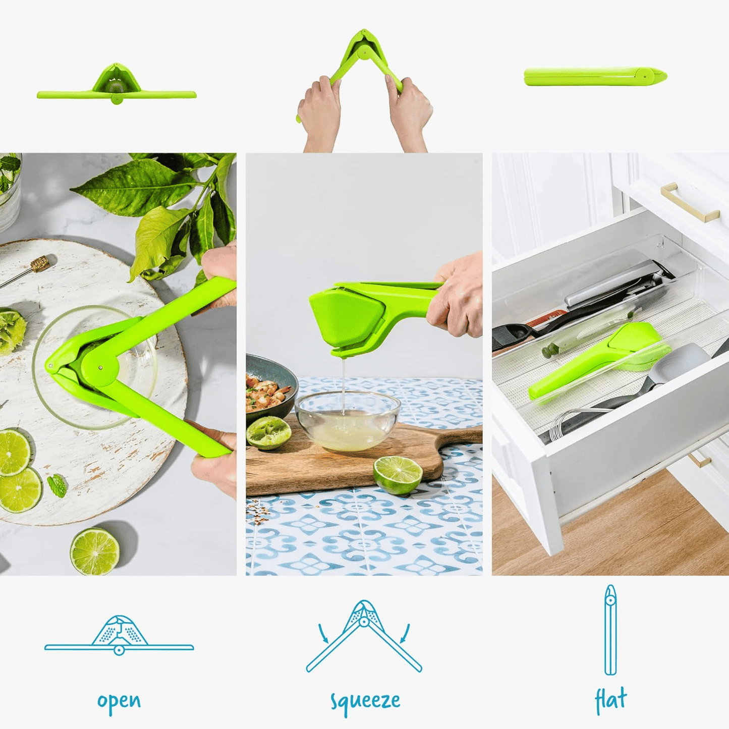🍋 Squeeze Freshness Instantly  ✨ Ultimate Lemon Squeezer – For Effortless, Mess-Free Juicing All Day! 🍊