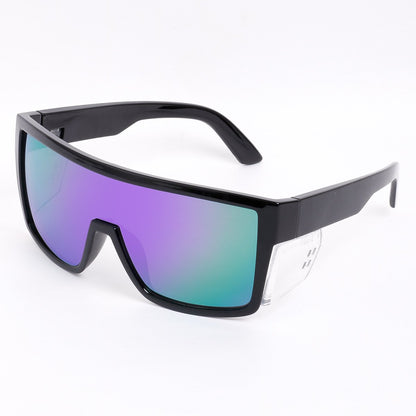 ⚡Hot Sales 50% OFF🔥ANSI Z87+ Safety Sunglasses Mirrored Colored Lens Side Protection Removable Side Shields