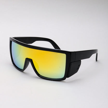 ⚡Hot Sales 50% OFF🔥ANSI Z87+ Safety Sunglasses Mirrored Colored Lens Side Protection Removable Side Shields