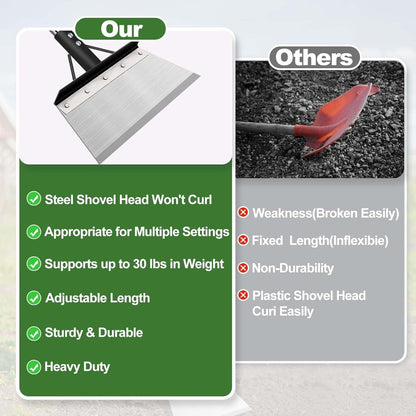 🏠Snow Melting Artifact❄️Heavy-Duty Multi-Purpose Garden Scraper & Ice Breaker