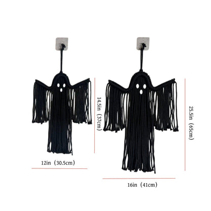 🎃Woven Halloween Ghost Wall Decoration – Ghost Hanging Ornament👻