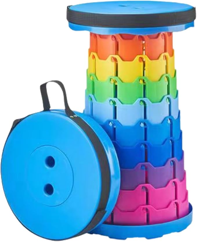 2026 Upgraded Heavy-Duty Collapsible Portable Stool