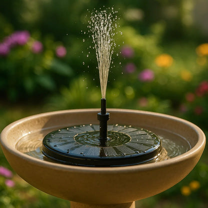 ☀️ Solar-Powered Fountain ✨Garden Oasis, No Wires No Hassle💦