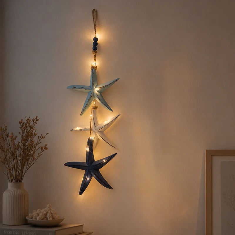 Decorazioni da appendere in stile costiero: stelle marine e pesci 🐠✨