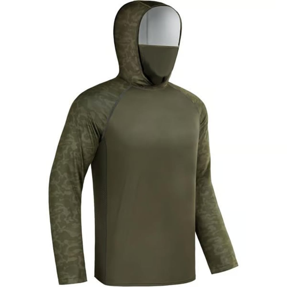 Outdoor activity essential—hooded mask integrated design 🌞 360° sun protection with no dead angles.