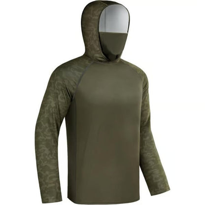 Outdoor activity essential—hooded mask integrated design 🌞 360° sun protection with no dead angles.