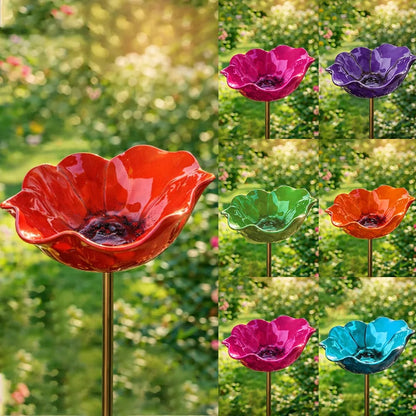 💖🎁2026 Mother's Day Gifts 🎁Handmade Metal Flower Garden Stake🐦