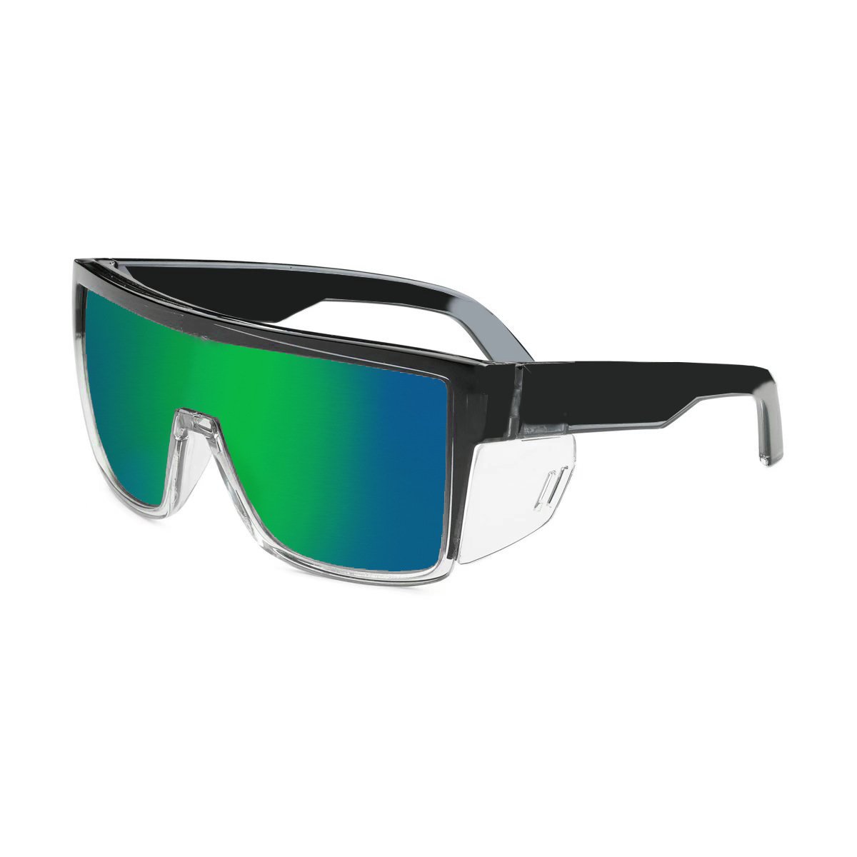 ⚡Hot Sales 50% OFF🔥ANSI Z87+ Safety Sunglasses Mirrored Colored Lens Side Protection Removable Side Shields