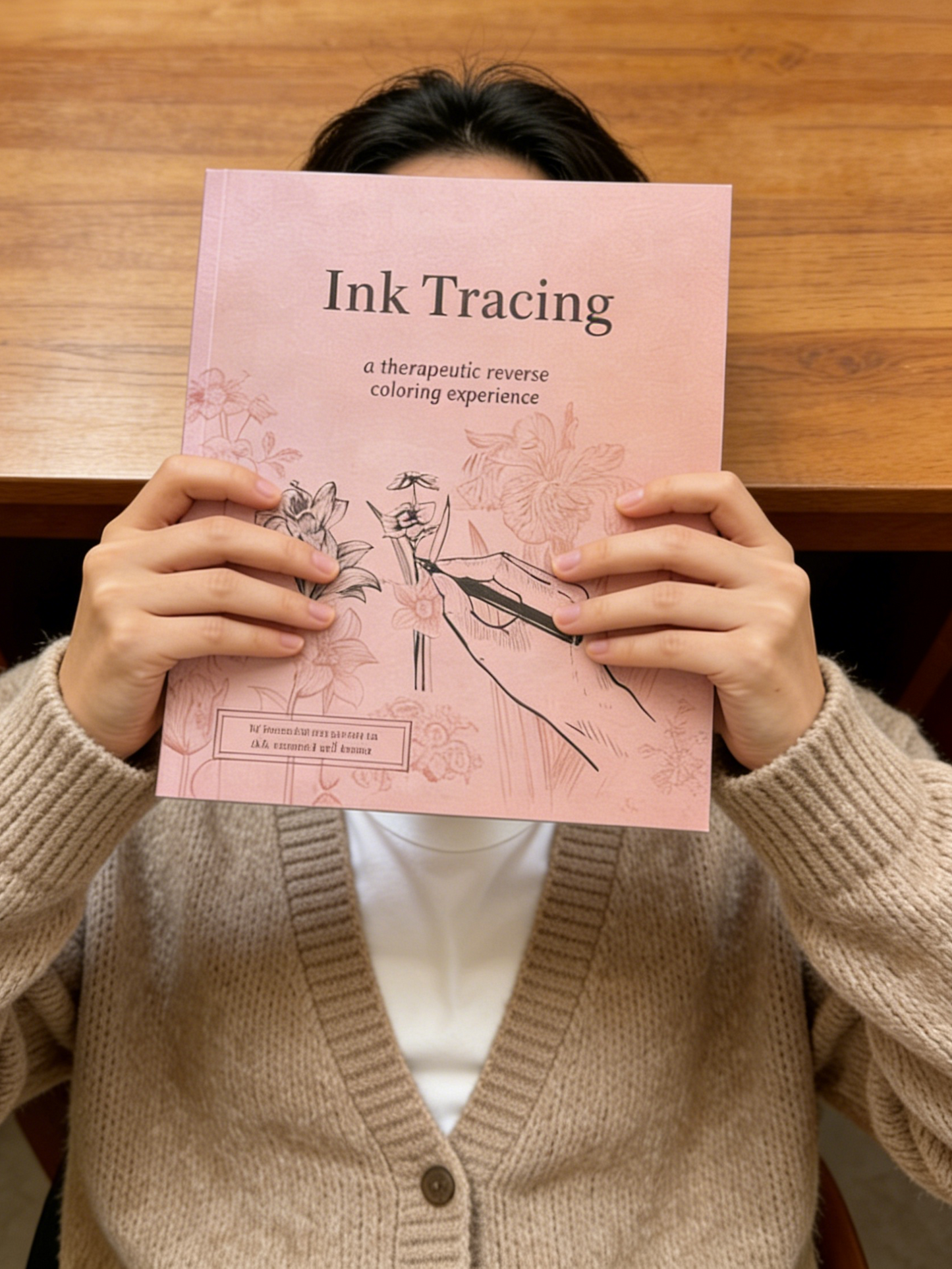 ✍️Beginner-Friendly💕Ink Tracing: A Therapeutic Reverse Coloring Experience (📚Premium Edition | Thick Paper | Easy-Tear, Frame-Ready Pages)
