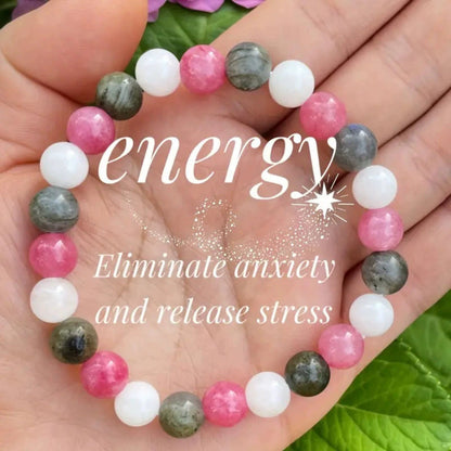 🎁 48% OFF! ⏰ 2026 Sale — Over 19,800 Sold!  Natural Stone Bead Bracelet – Gradient Glow, Grounded Vibes ✨