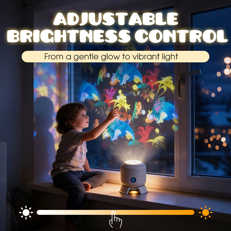 🥳2026 HOT SALE🥳💞50K+ SOLD!💥👵🌈 50% OFF! Dynamic Rotating LED Light Projector. Gentle moving lights ease restless nights. 🌙✨