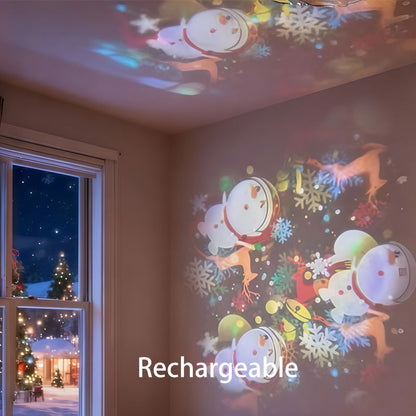 🥳2026 HOT SALE🥳💞50K+ SOLD!💥👵🌈 50% OFF! Dynamic Rotating LED Light Projector. Gentle moving lights ease restless nights. 🌙✨