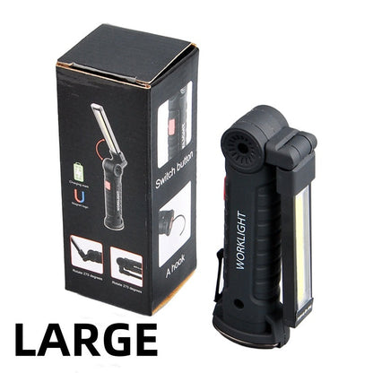 Foldable LED Work Lights Set with Magnetic Base