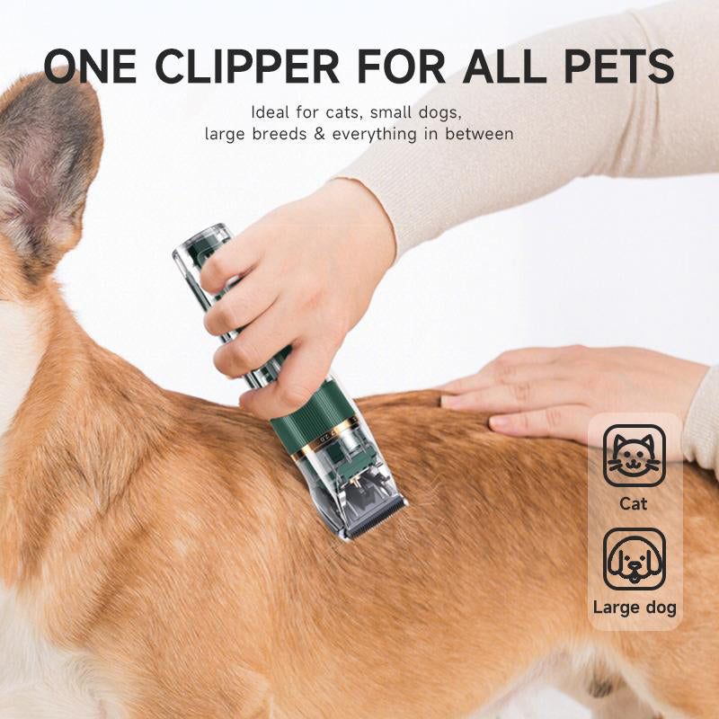 ✂️ 50% DE RÉDUCTION ! 🐾 Tondeuse Silencieuse Animaux – Titane-Céramique + ABS – Rechargeable & 1200 mAh for Chats & Chiens