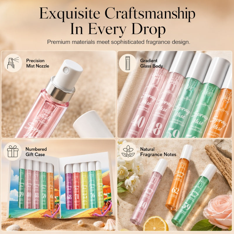 ✨50% RABATT NU!! ✨Bärbar Mini Parfymspray – 10 Dofter
