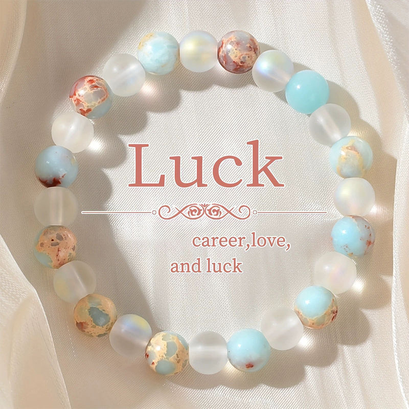 🎁 50% OFF! ⏰ 2026 Sale — Over 19,800 Sold!  Natural Stone Bead Bracelet – Gradient Glow, Grounded Vibes ✨